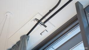 Detail rail system for acoustic curtain