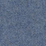 Acoustic fabric WOOLSERGE OFFICE in medium blue for soundproof curtains