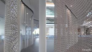 Detail Ringgeflecht G-MESH Metallvorhang